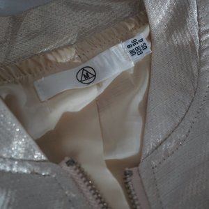 Metallic Shiny bomber jacket